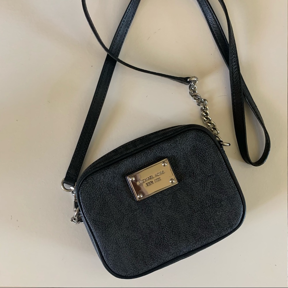 Michael Kors black crossbody bag